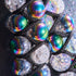 Licorne Chrome x Guimauve | Bracelet Double Verre Pailleté